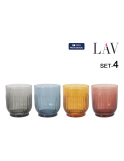 Set of glasses LAV TOKYO 4 Pieces (6 Units)