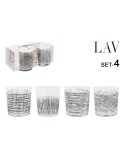 Verre à bière LAV BDG386UB4046 345 ml 4 Pièces (6 Unités)