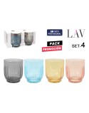 Set of glasses LAV TOKYO 4 Pieces (6 Units)
