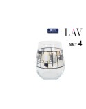 Set of glasses LAV GAIA 4 Pieces (6 Units)