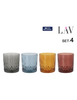Set of glasses LAV ODN430PFT.61 4 Pieces (6 Units)