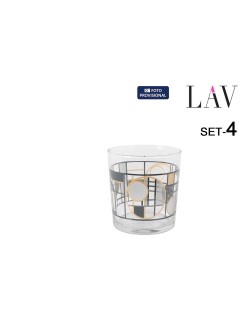 Beer Glass LAV BDG386SB4942 4 Pieces (6 Units)
