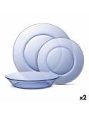 Set di Stoviglie Duralex Lys Azzurro 12 Pezzi (2 Unità)