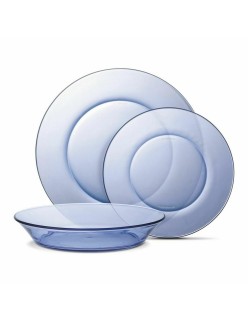 Set di Stoviglie Duralex Lys Azzurro 12 Pezzi (2 Unità)