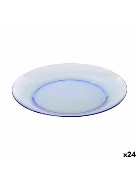 Piatto da Dolce Duralex Lys Azzurro Ø 19 cm (24 Unità)