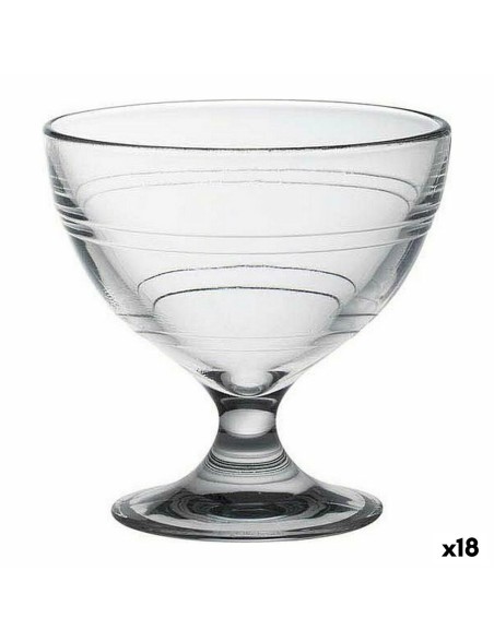 Ice Cream and Milk Shake Glass Duralex Gigogne Transparent 250 ml (18 Units)