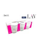 Set di Bicchieri LAV Paris 6 Pezzi (8 Unità)