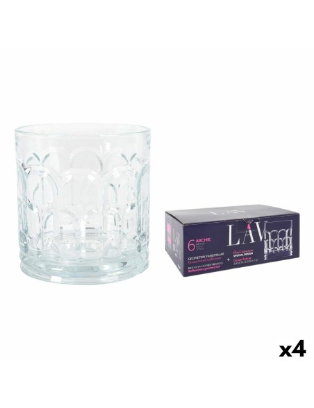 Set di Bicchieri LAV Archie 0,37 L 6 Pezzi (4 Unità)