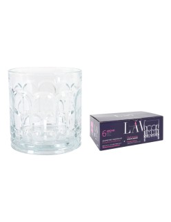 Set de Verres LAV Archie 0,37 L 6 Pièces (4 Unités)