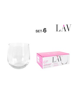 Gläserset LAV Gaia 415 ml 6 Stücke (8 Stück)