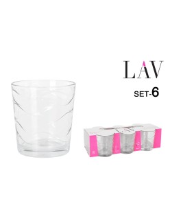 Set di Bicchieri LAV Madrid 6 Pezzi (8 Unità)