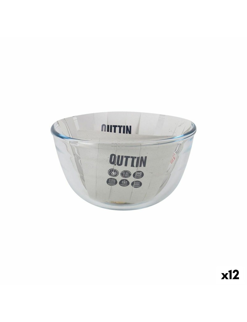 Schüssel La Mediterránea Quttin Glas 1,1 L 17 x 17 x 10 cm (12 Stück)