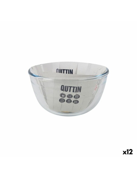 Schüssel La Mediterránea Quttin Glas 1,1 L 17 x 17 x 10 cm (12 Stück)