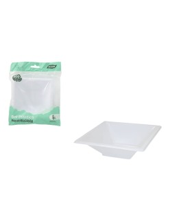 Set da Aperitivo Algon Plastica 250 ml 12 x 12 x 2 cm 6 Pezzi (36 Unità)