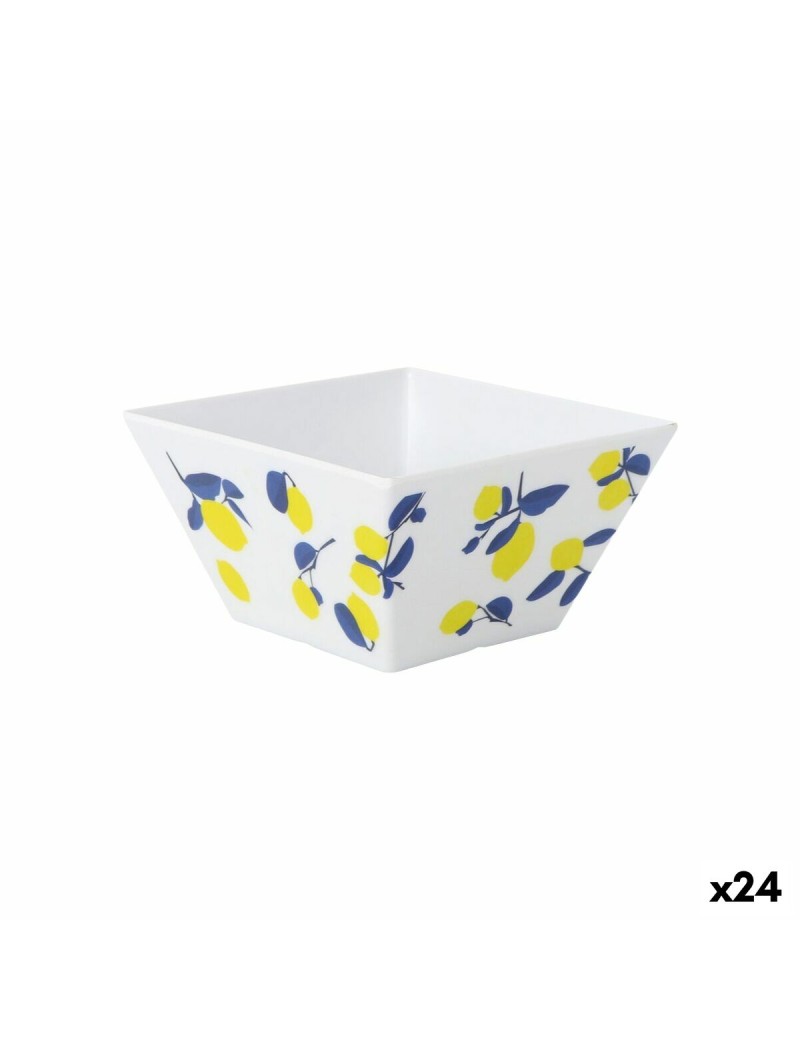 Ciotola per Aperitivi La Mediterránea Limone 13 x 13 x 7 cm (24 Unità)