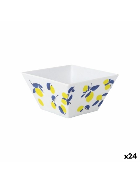 Ciotola per Aperitivi La Mediterránea Limone 13 x 13 x 7 cm (24 Unità)