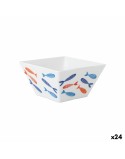 Ciotola per Aperitivi La Mediterránea Pesci 13 x 13 x 7 cm (24 Unità)