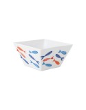 Ciotola per Aperitivi La Mediterránea Pesci 13 x 13 x 7 cm (24 Unità)