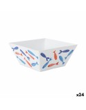 Ciotola per Aperitivi La Mediterránea Pesci 18 x 18 x 8 cm (24 Unità)