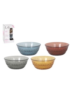 Ciotola per Aperitivi LAV Alinda 345 ml 12,3 x 5,1 cm 4 Pezzi (6 Unità)