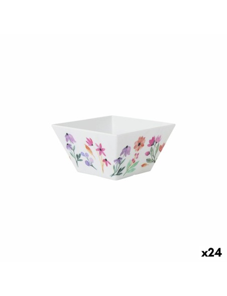 Ciotola per Aperitivi La Mediterránea Fiori 13 x 13 x 7 cm (24 Unità)