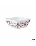 Ciotola per Aperitivi La Mediterránea Fiori 18 x 18 x 8 cm (24 Unità)