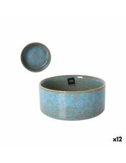 Bowl La Mediterránea Scratch blue 15,6 x 6,8 cm (12 Units)