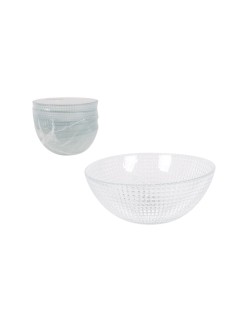 Set da Aperitivo Inde Peonia 375 ml 13 x 5 cm 6 Pezzi (2 Unità)