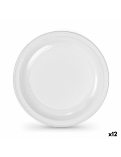 Set di piatti Algon Plastica 22 cm 25 Pezzi (12 Unità)