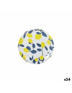 Dessert dish La Mediterránea 20 cm Lemon (24 Units)