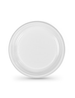 Plate set Algon Plastic 20,5 cm 20,5 x 2 cm 12 Pieces (24 Units)