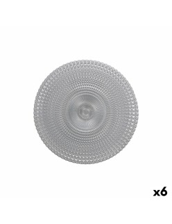 Plato Llano Alfares Alfares Vidrio Ø 31 cm (6 Unidades)