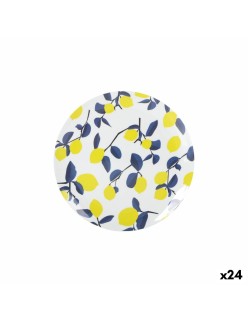 Piatto da pranzo La Mediterránea Limone 25,5 cm (24 Unità)
