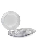 Plate set Algon 26 cm 3 Pieces (24 Units)