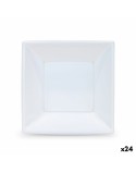 Plate set Algon Plastic 18 cm 6 Pieces (24 Units)