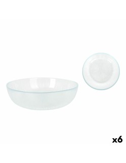 Plato Hondo La Mediterránea Venezia Vidrio Ø 18 cm (6 Unidades)