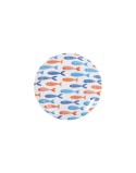 Piatto da Dolce La Mediterránea 20 cm Pesci (24 Unità)