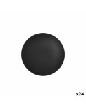 Piatto Fondo La Mediterránea Nero 21 x 5,3 cm (24 Unità)