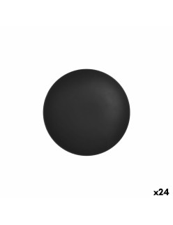 Piatto Fondo La Mediterránea Nero 21 x 5,3 cm (24 Unità)