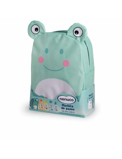 Set de Baño para Bebé Nenuco Mochila Ranita Lote Rana 4 Piezas