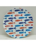 Piatto da pranzo La Mediterránea Pesci 25,5 cm (24 Unità)