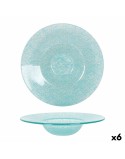 Piatto Fondo Samaritaine Turchese Ø 24 cm (6 Unità)