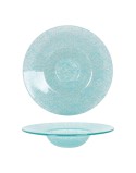 Deep Plate Samaritaine Turquoise Ø 24 cm (6 Units)
