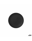 Piatto da Dolce La Mediterránea Nero 20 cm (24 Unità)