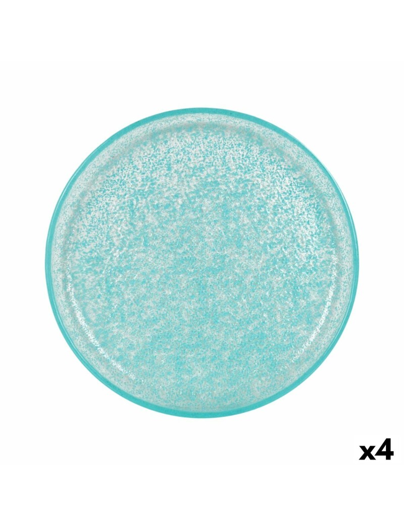 Piatto da pranzo Samaritaine Turchese Ø 19 cm (6 Unità)
