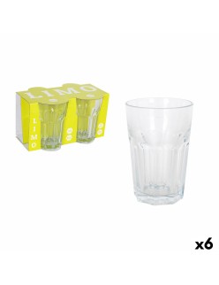 Set de Vasos La Mediterránea Limo 4 Piezas (6 Unidades)