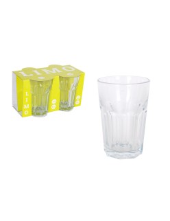 Set de Vasos La Mediterránea Limo 4 Piezas (6 Unidades)