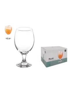Set di Bicchieri La Mediterránea MUSKI 0,4 l 6 Pezzi (4 Unità)
