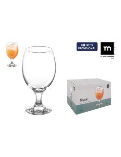 Set di Bicchieri La Mediterránea MUSKI 0,4 l 6 Pezzi (4 Unità)