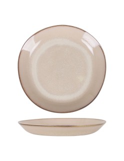 Piatto Fondo Duomo Beige Ø 23 cm (6 Unità)